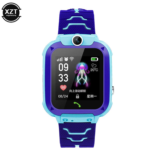 New Q12 Waterproof Children's Smart Watch Sim Card LBS Location