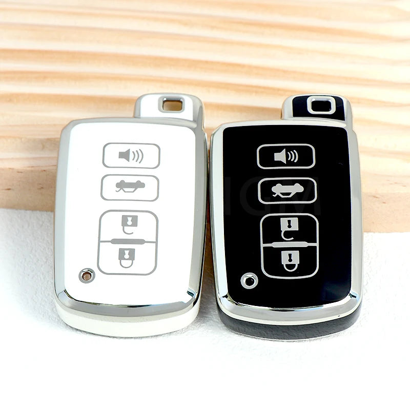 4 Buttons Car Key Case Cover For Toyota Camry Corolla RAV4 Highlander