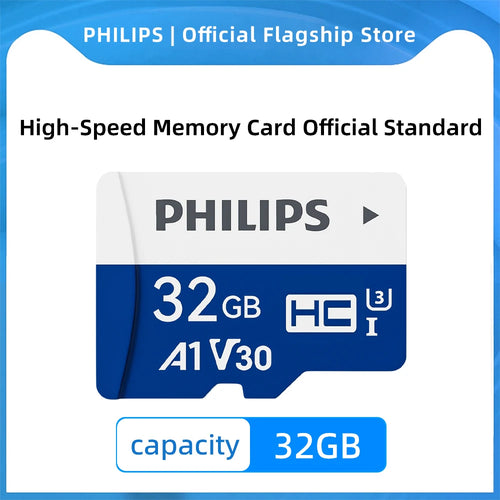 PHILIPS Memory Card 512GB 256GB 128GB 64GB 32GB U3 V30 4K Full HD