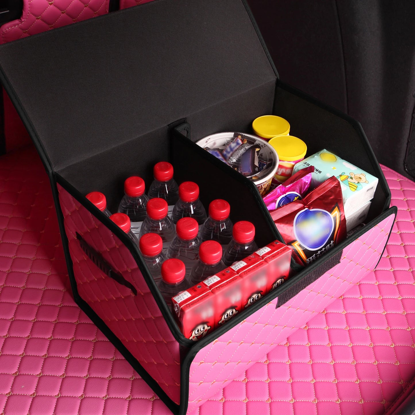 Car Trunk Organizer Box Auto Trash Tool Storage Bag Folding Large