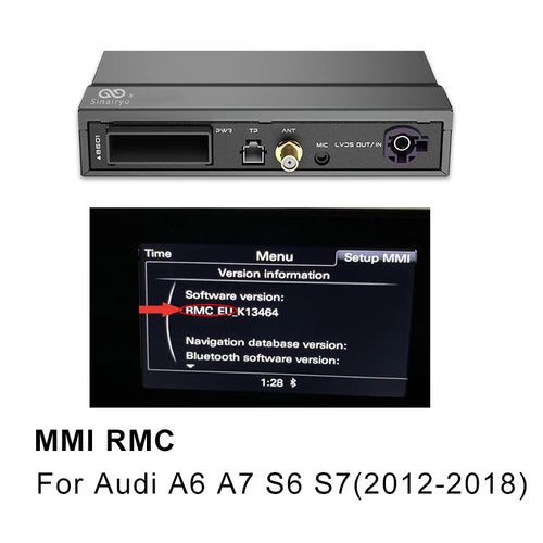 Sinairyu Wireless Apple CarPlay for Audi A1 A3 A4 A5 A6 A7 A8 Q2 Q3 Q5