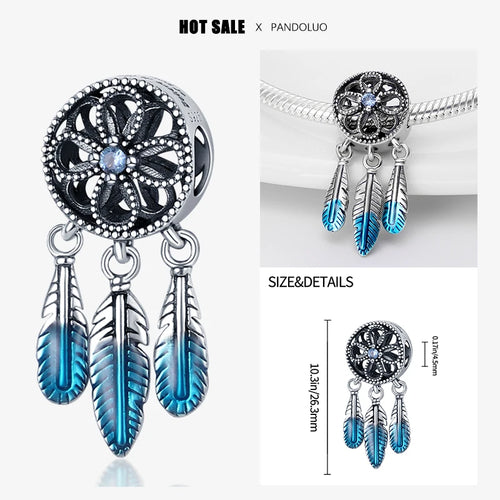 Sterling Silver 925 Devil Eye Charm Owl Miracle Beads Suitable for