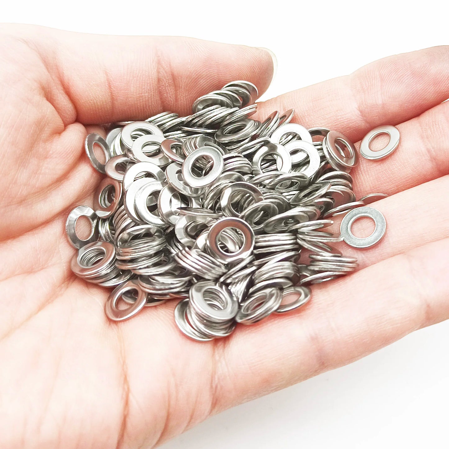 910/200pcs 304 Stainless Steel Flat Washers Assortment Kit (M2 M2.5 M3