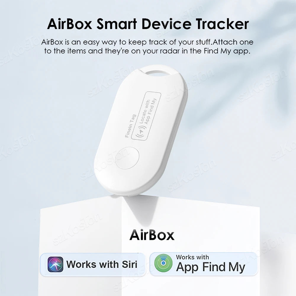 Mini GPS Tracker Works with iOS Find My APP MFI Smart Tag Key Finder