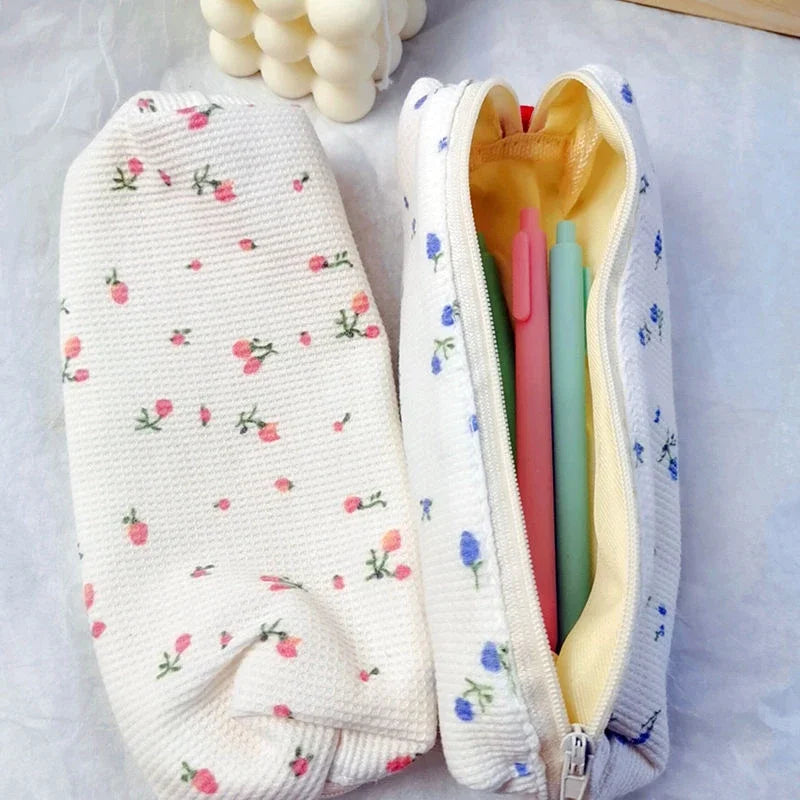 Cute Flower Pencil Bag The Small Fresh Pencil Case Kawaii Pencil Pouch