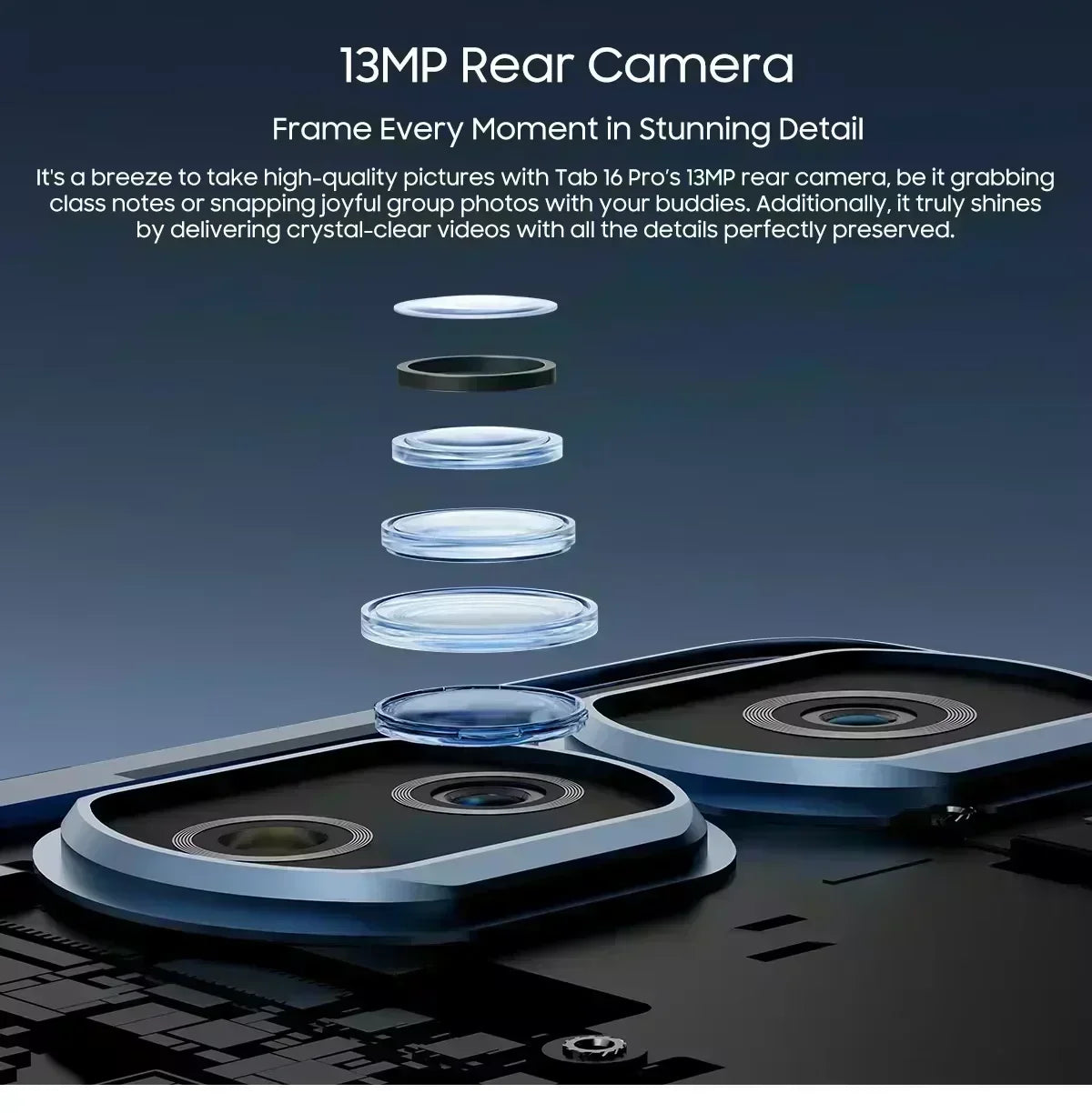 2024 Blackview Tab 16 Pro Tablet Android 8GB+256GB 11'' FHD+ Display