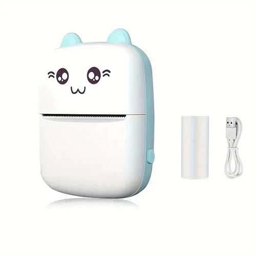 Portable Mini Pocket Printer With Wireless Inkless Printing For Photos