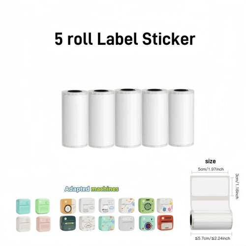 DOLEWA D3 Mini Portable Printer Android ios Bluetooth Stickers Thermal