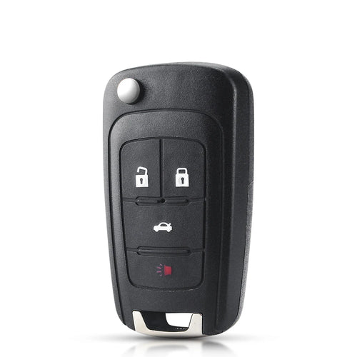 KEYYOU 10PCS 2/3/4/5 Button Folding Car Key Case For Chevrolet Epica