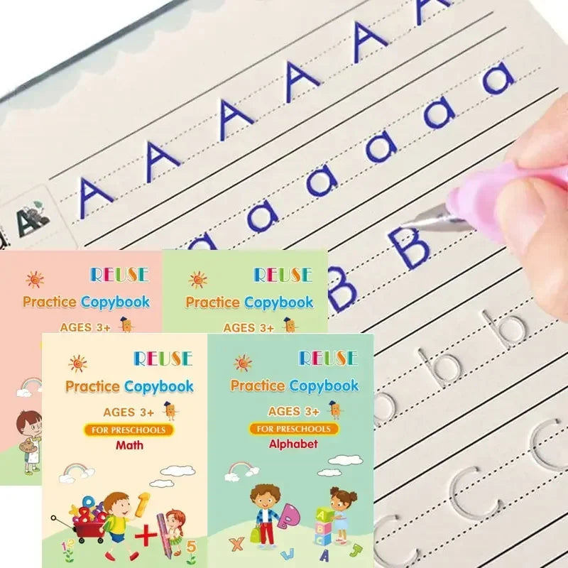Reusable Copybook Drawing Toys for Children Montessori Pen Control