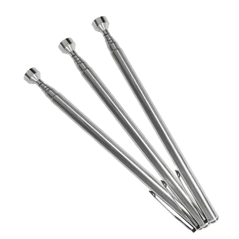 Portable Rotatable Magnetic Pickup Tool, Silver Magnet Suction Rod