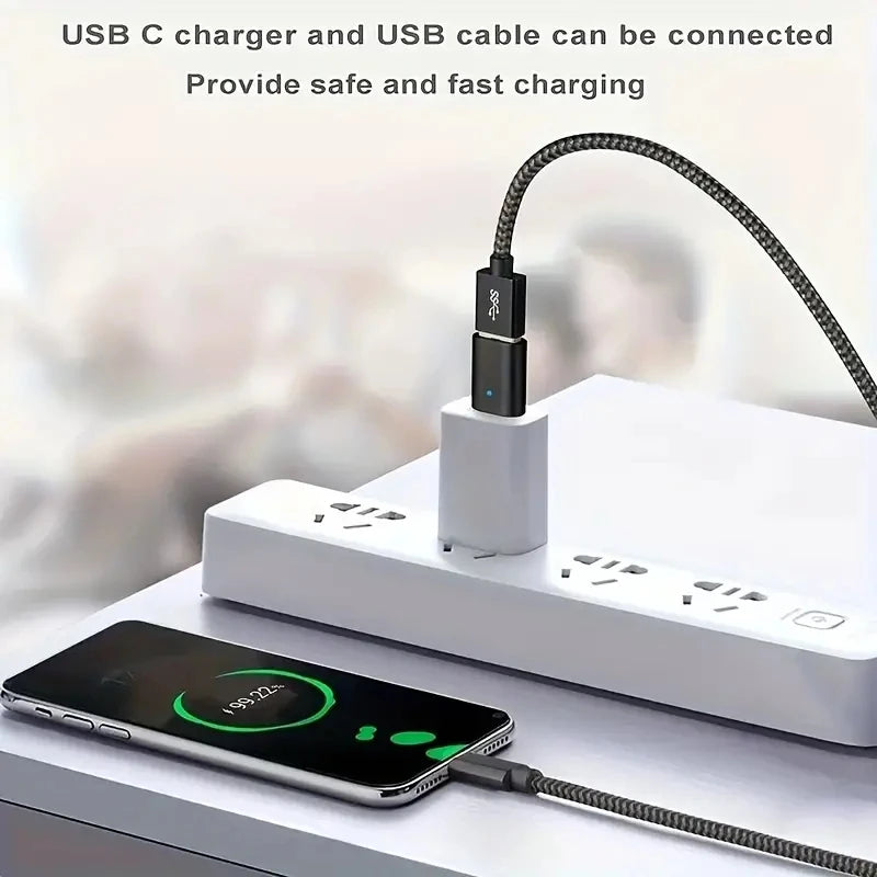LED USB 3.0 To Type C Adapter OTG To USB C USB-A To Micro USB Type-C