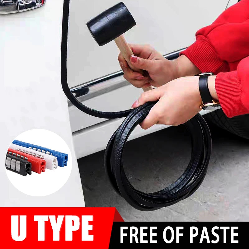 Car Door Protector Edge Scratch Strip Guard Trim Automobile Door Noise
