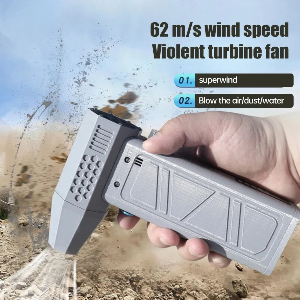 2024 Mini Turbo Jet Fan 140000RPM Brushless Motor Adjustable wind