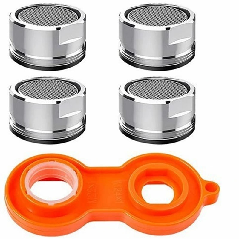 Brass Water Saving Faucet Tap Aerator Replaceable Filter Mixed Nozzle