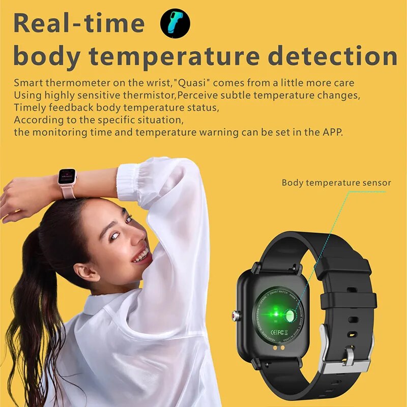 2023 New Smart Watch Men Blood Oxygen Monitoring Sports Fitness Watch