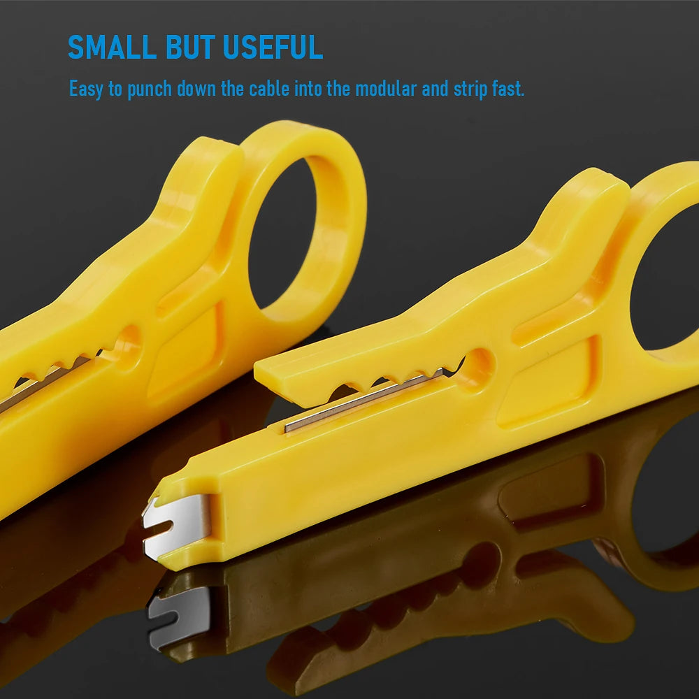 Cable Stripping Wire Cutter Crimping Tool Multi Stripper Knife Crimper