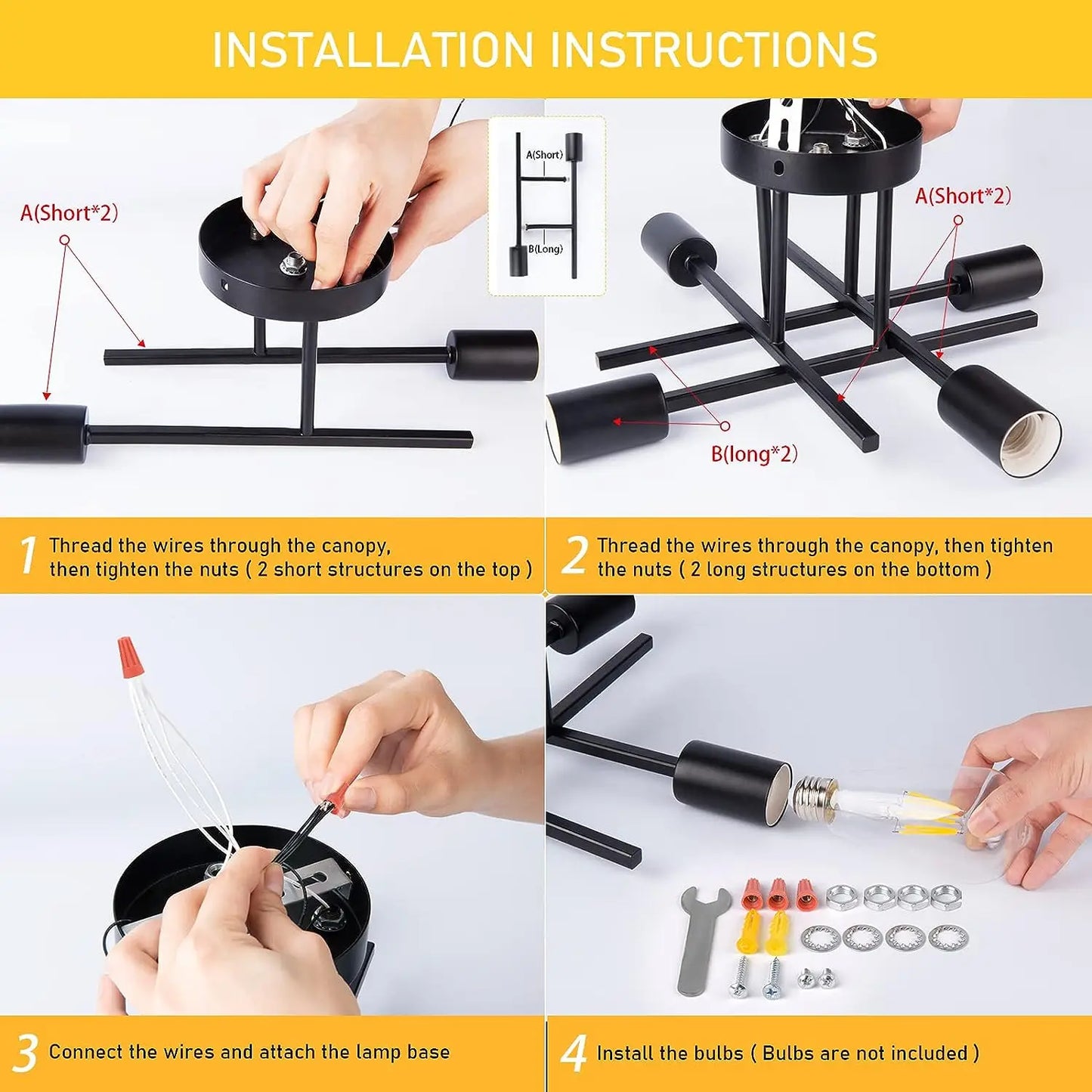 Semi Flush Mount Modern Chandelier Mid Century Modern Chandelier Close