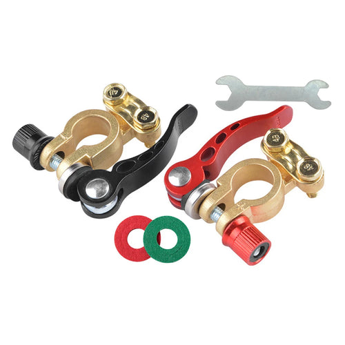 2Pcs Battery Terminal Connectors Positive Negative Car Battery