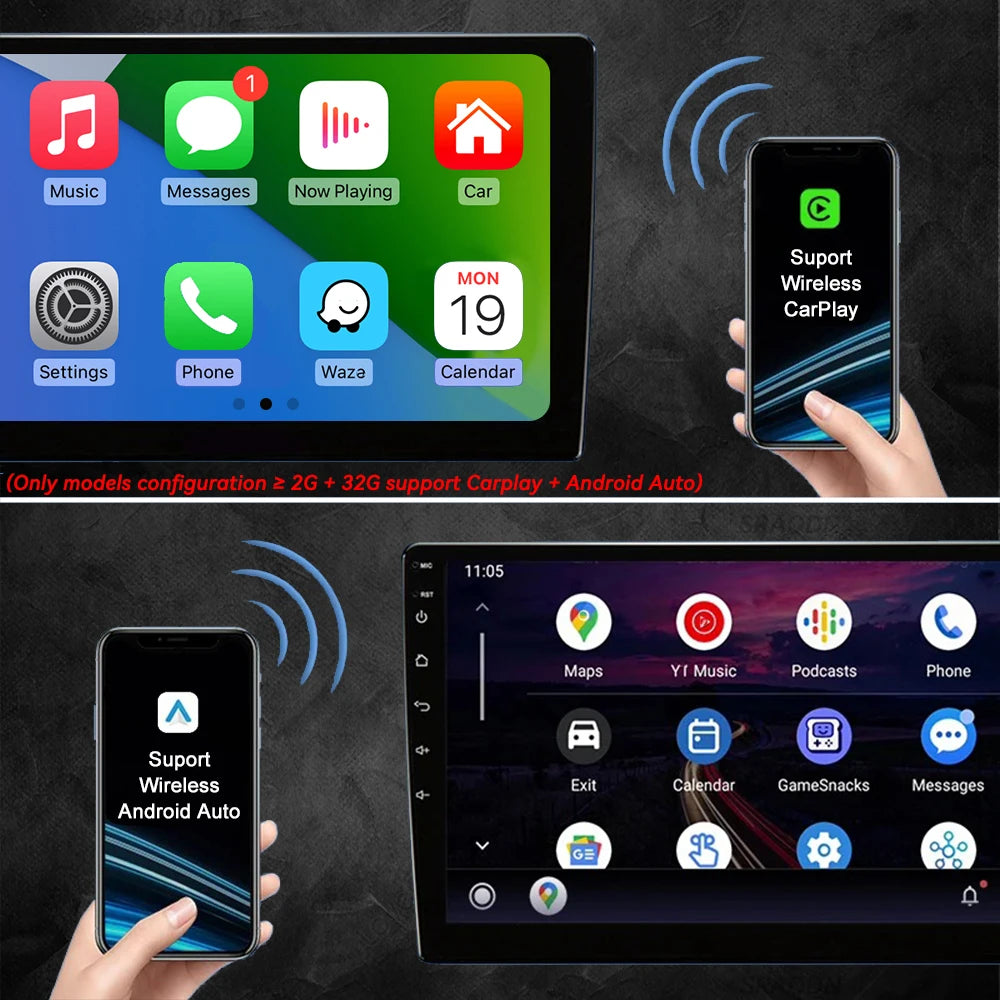 For Mitsubishi Pajero 4 2006-2014 Car Radio Android Automotive