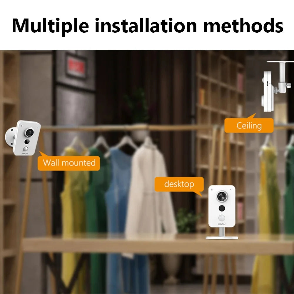 IMOU Cube 4MP WiFi IP Camera H.265 PIR Two-Way Talk Abnormal Sound