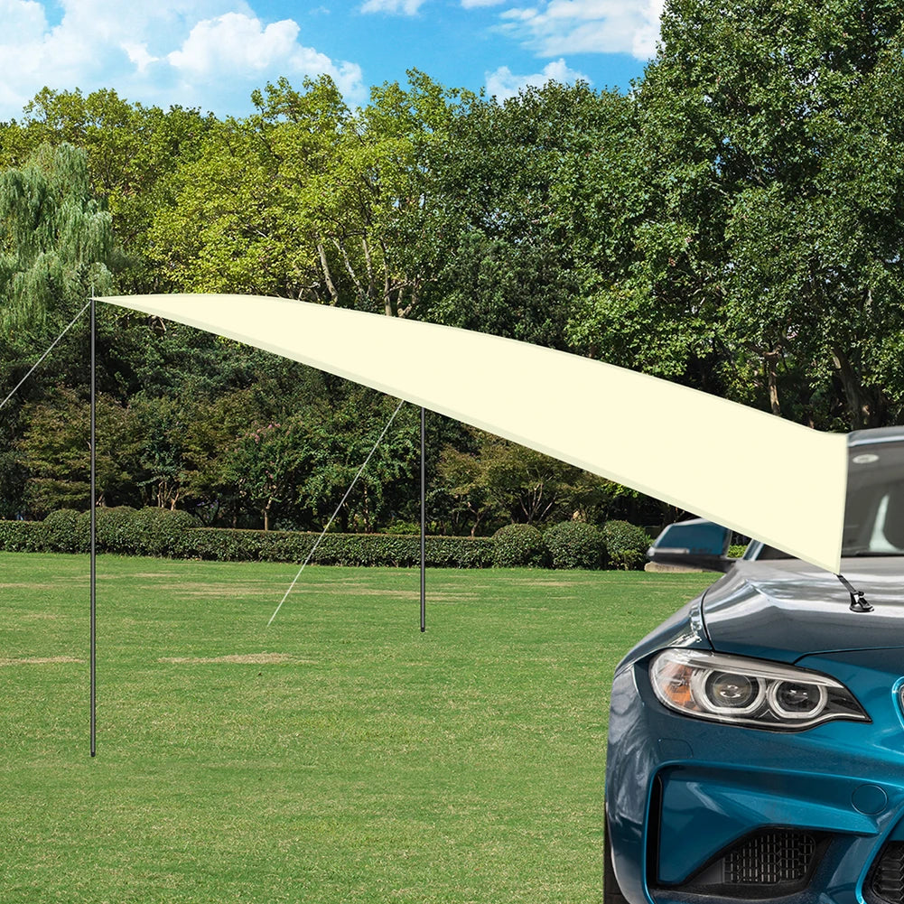Car Shelter Shade Camping Side Car Roof Top Tent Awning Waterproof UV