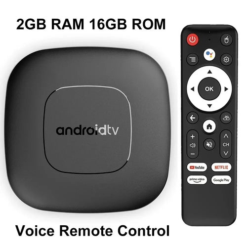 Smart Androidtv TV Box Android 13 Set Top Box Quad Core Google