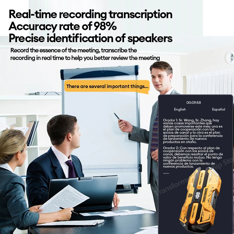 AI Earphones TRANSFORMERS TF-T51 Translation Wireless Headphones Low