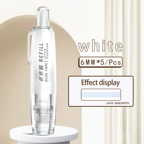 6-piece set Of Double-sided Adhesive Tape, Double-sided Tape Roller,