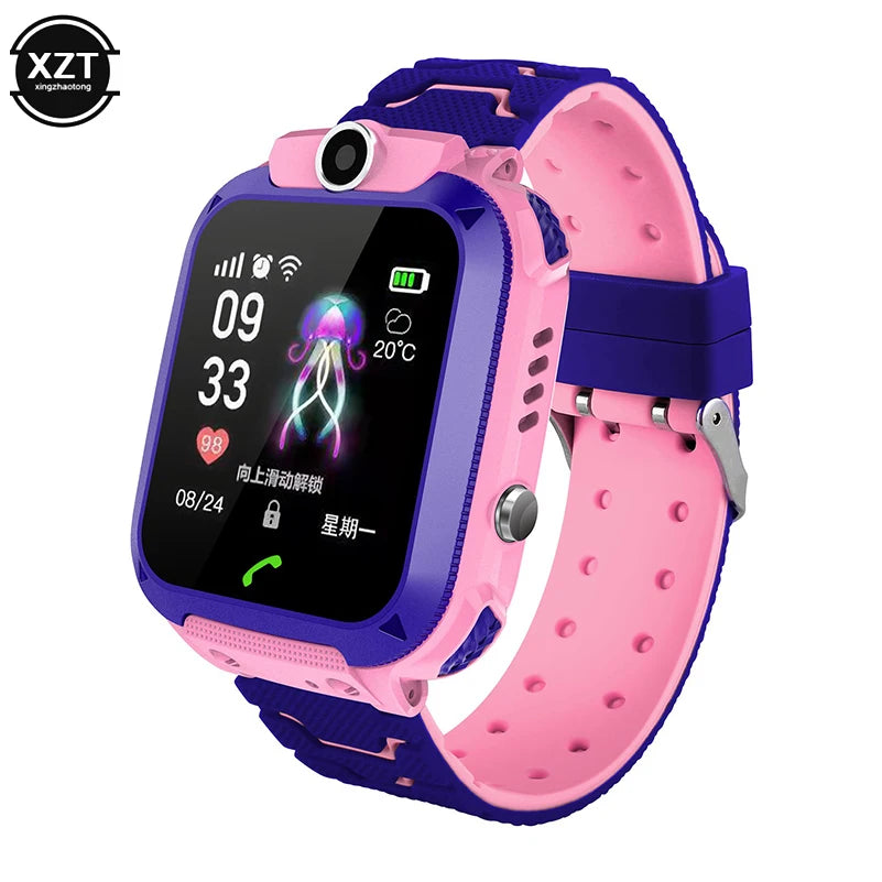 NEW Q12 Waterproof Children's Smart Watch Sim Card LBS Location