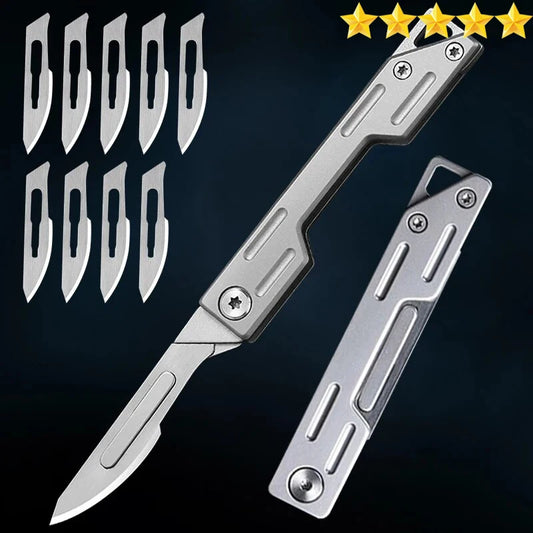 [Hot Sales] Folding Knife Stainless Steel Pocket Knife with 9