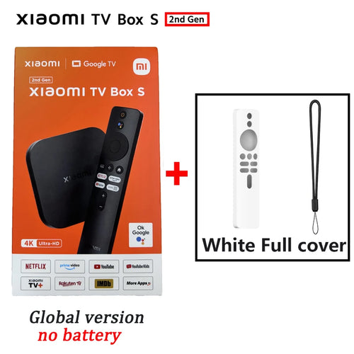 Global Version Xiaomi Mi TV Box S 2nd Gen 4K Ultra-HD Quad-core