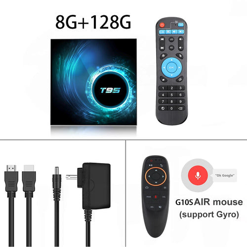 T95 TV Box Android 14 4GB 64GB 128GB Allwinner H616 Quad Core Support