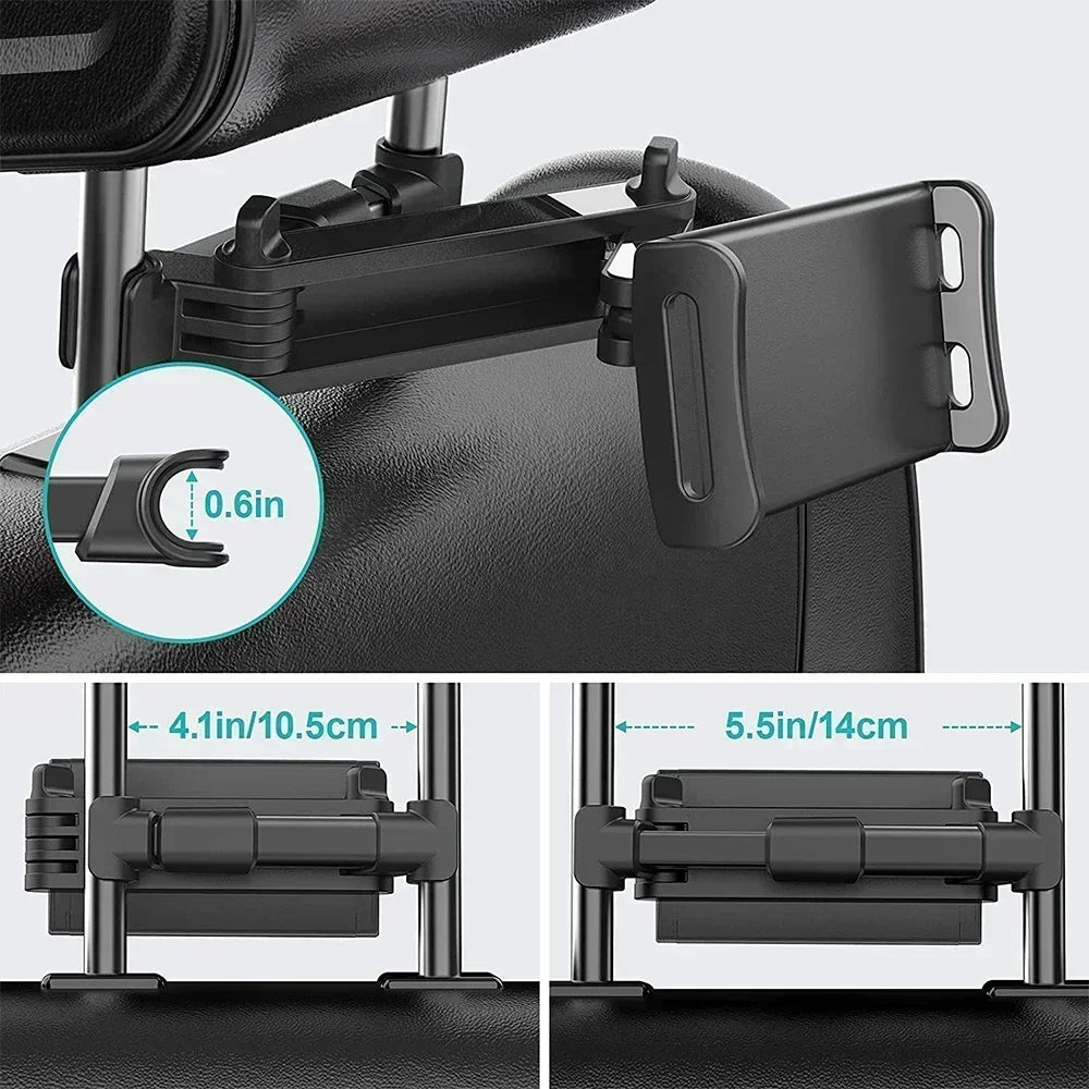 Universal Car Back Seat Headrest Mount Holder For iPad Air 1 2 4-11