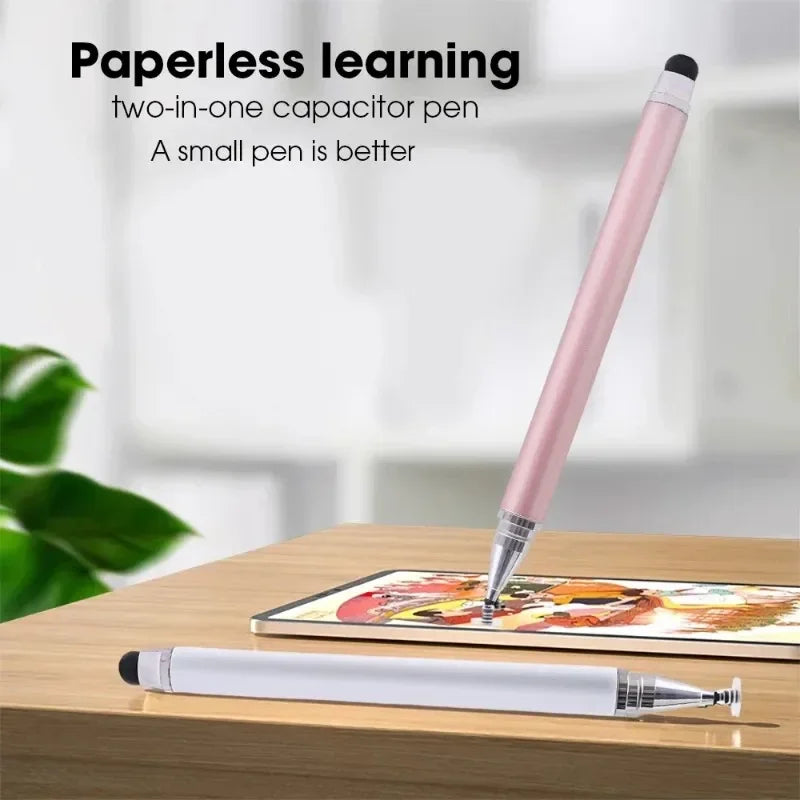 3/1Pcs Smart Tablet Phone Universal 2 In 1 Capacitive Stylus Pen