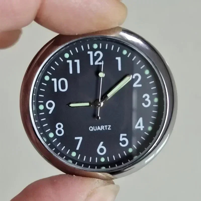 Luminous Car Clock Automobiles Internal Stick-On Watch Mechanics