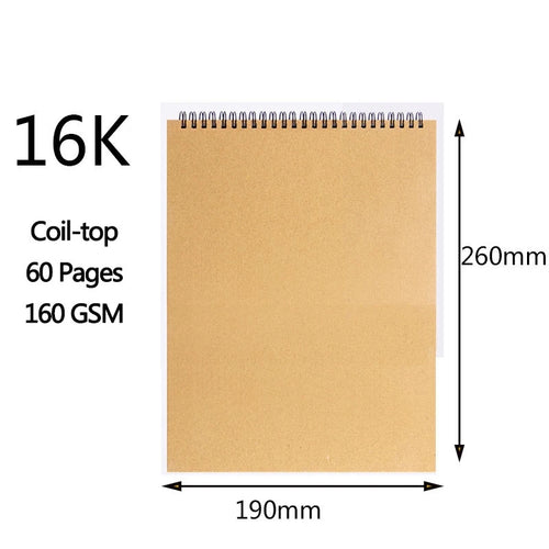 A3/A4/A5/8k/16k Sketchbook Thick Paper 160 GSM Notebook for painting