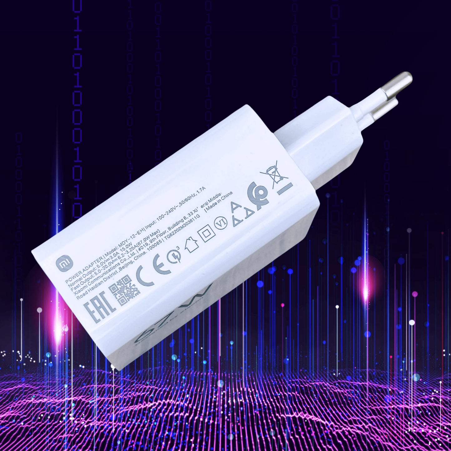 67w Xiaomi Original Charger Turbo Charge Gan EU Adapter 6A Usb Type C