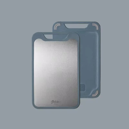 1pc Cutting Board Two Sides Of Stainless Steel and Plastic