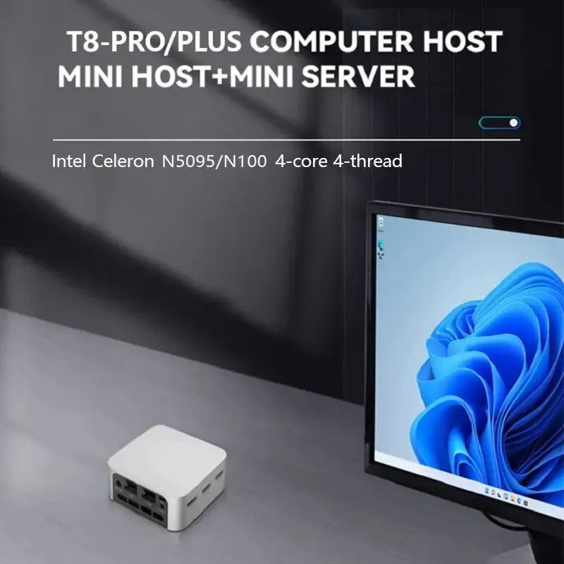 FIREBAT T8 Pro Plus Mini PC Intel Celeron N5095 N100 Desktop Gaming