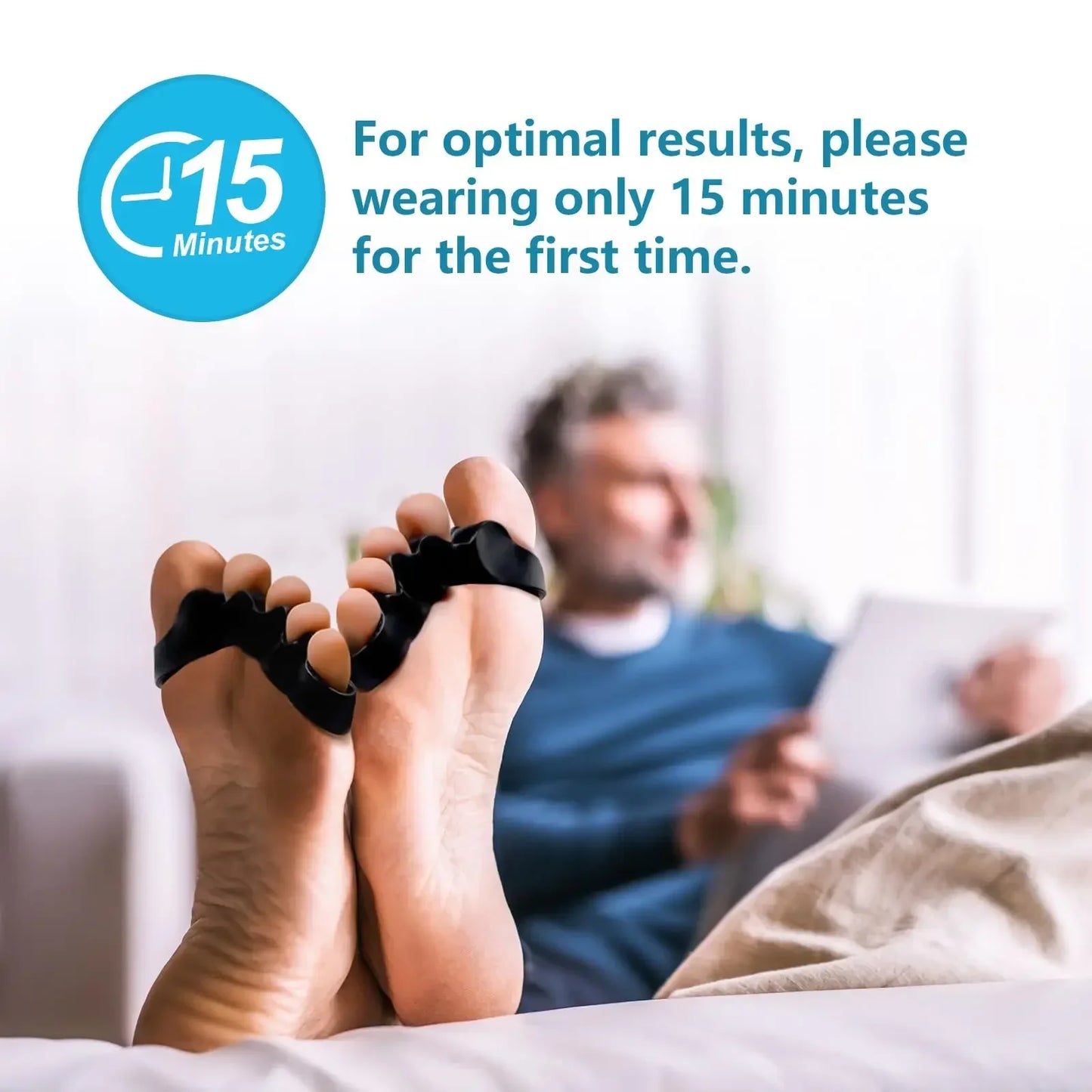 Toe Separators Doctor Recommended Correct Foot and Bunion Pain,Plantar