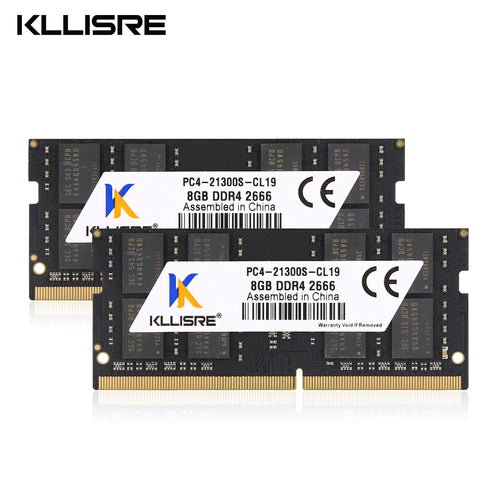 Kllisre DDR3 DDR4 8GB 4GB 16GB Laptop Ram 1333 1600 2400 2666 3200
