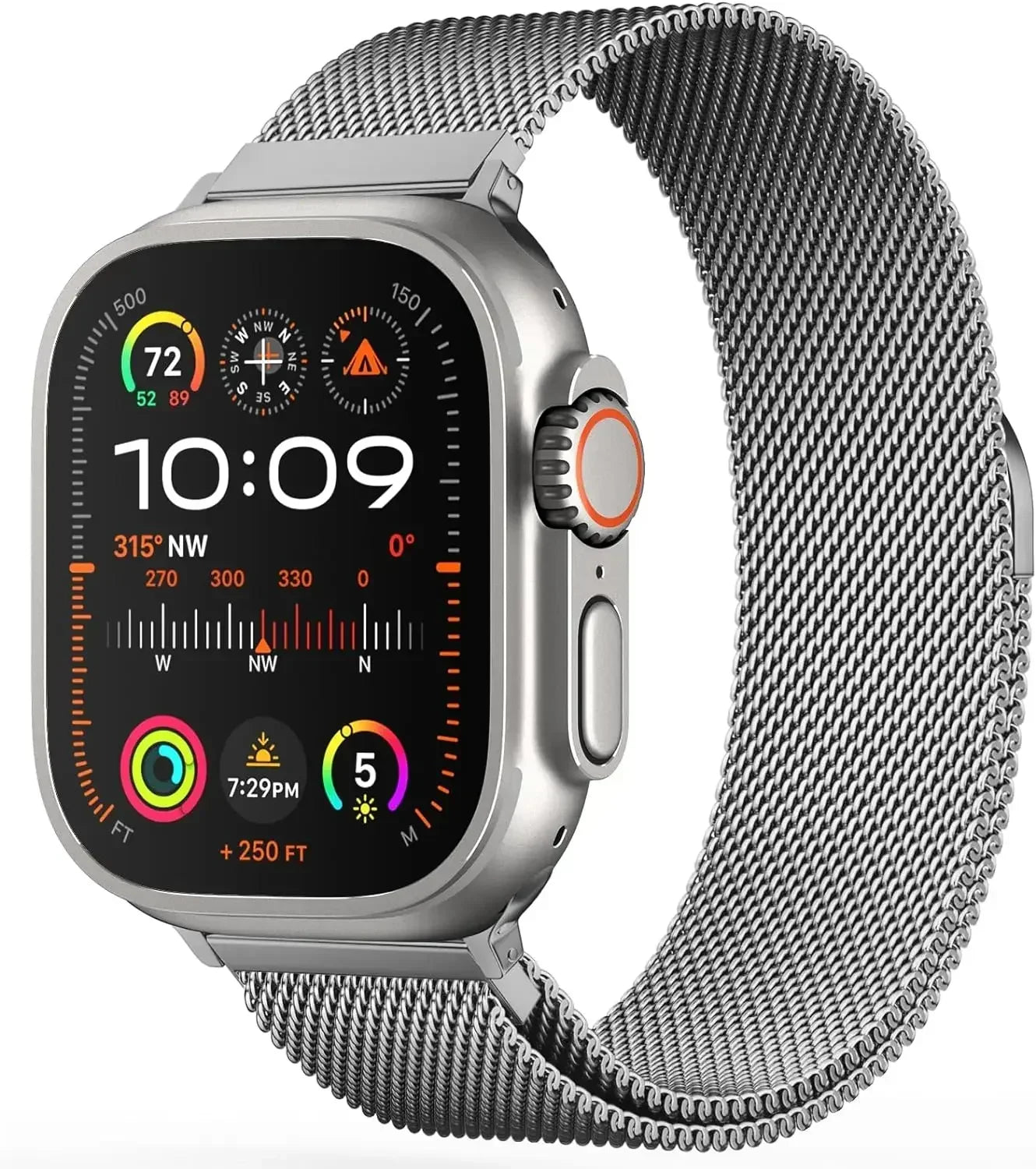 Milanese Loop for Apple Watch Band 44mm 40mm 45mm 41mm 38 42mm Strap