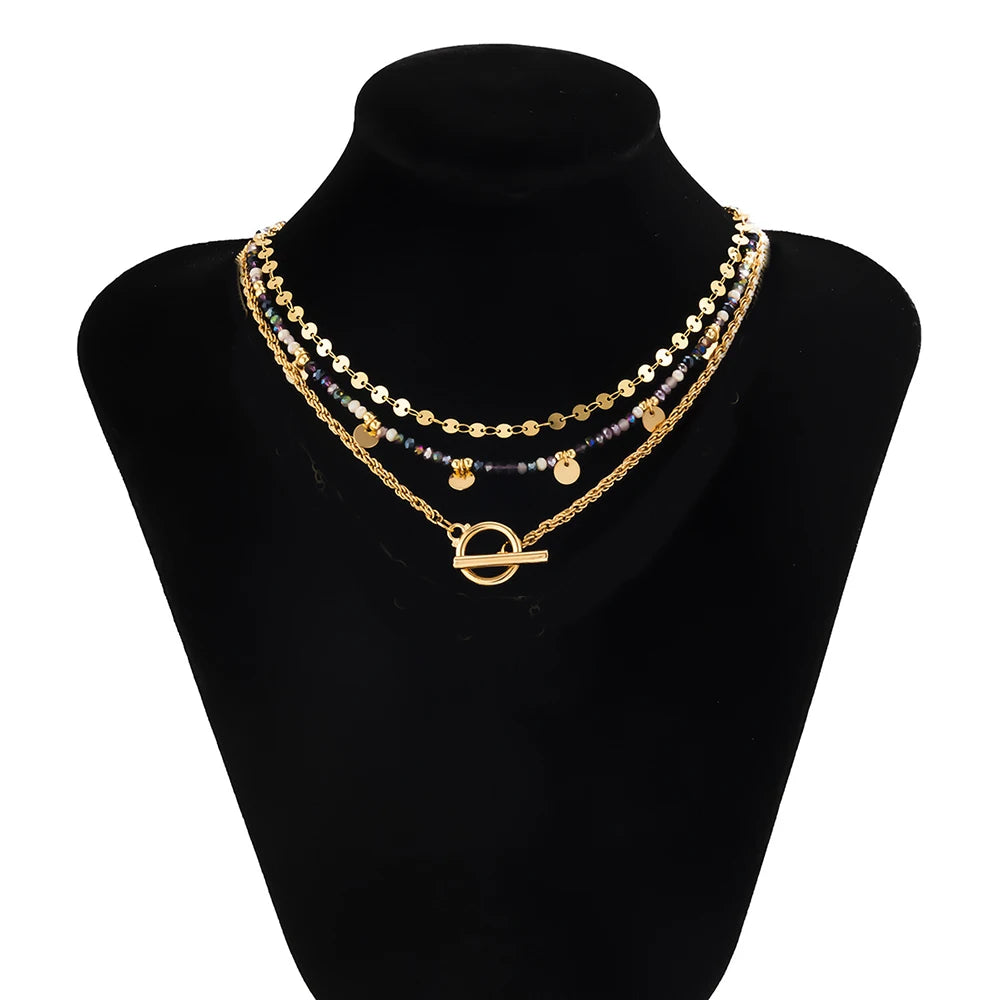 Bohemian Multilayer Handmade Beads Chain Fashion Necklaces Tassels