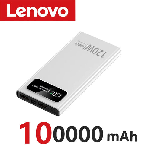Lenove 120W Super Fast Charging Power Bank 200000mAh Ultralarge