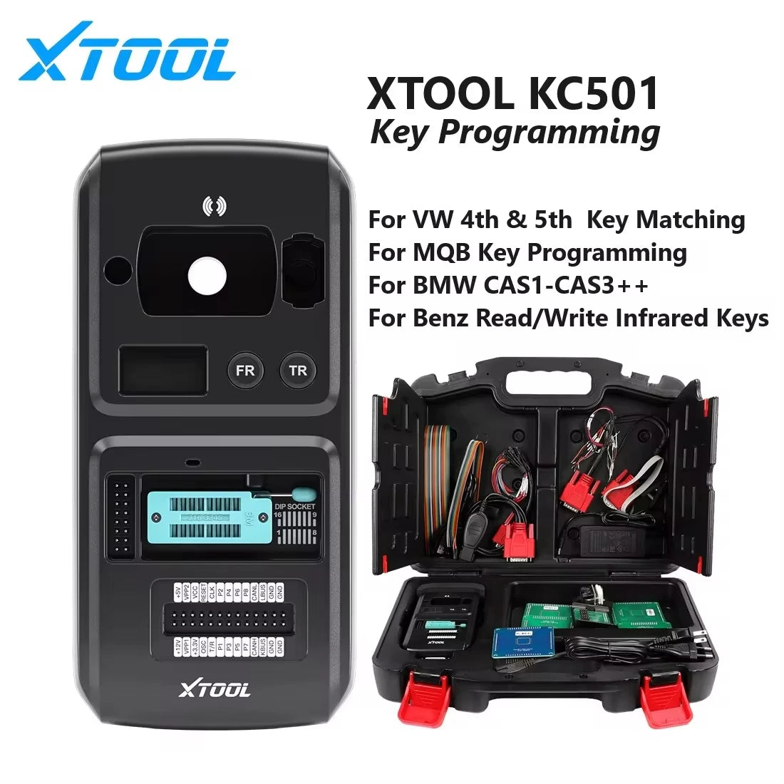XTOOL KC501 KC100 KS01 M821 M822 CAN FD AIl Key Lost key Programming