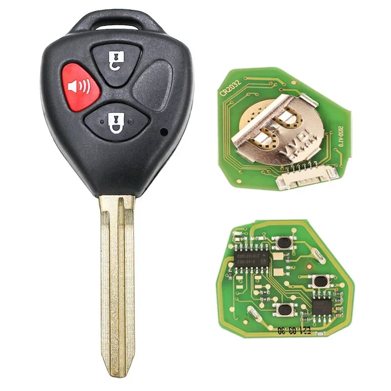 3PCS Xhorse XK Series Wire Universal Remote Key XKTO02EN XKTO03EN