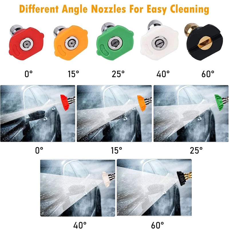 Pressure Washer Adapter Kit 1/4'' Quick Connect Female Fitting with