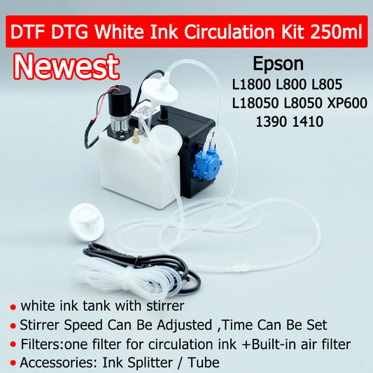 DTF White Ink Tank Adjustable Circulation System Sitrrer Timer