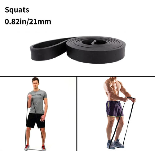 Heavy Duty Latex Resistance Band Exercise Elastic Band For Sport